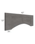 42" Arched Recessed Panel Valance (Trimmable)