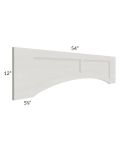 54" Arched Recessed Panel Valance (Trimmable)