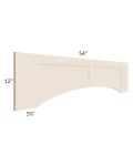 54" Arched Recessed Panel Valance (Trimmable)