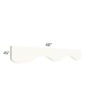 Signature Vanilla 48" Scalloped Valance