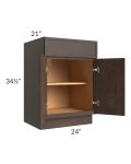 Vienna Kona Brown 24" Vanity Base Cabinet