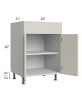 Milan Beige Matte 24" Vanity Base Cabinet