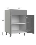 Milan Grey Gloss 24" Vanity Base Cabinet