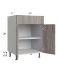 Milan Hazel 24" Vanity Base Cabinet