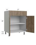 Milan Pecan 27" Vanity Base Cabinet