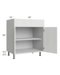 Milan Cream 30" Vanity Base Cabinet