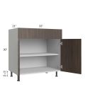 Milan Cafe 33" Vanity Base Cabinet