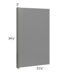 Milan Grey Gloss Vanity Base End Panel