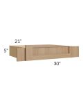 Asheville Rift Oak Shaker 30" Vanity Knee Drawer