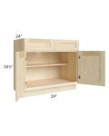 Unfinished Shaker 39" Base Cabinet