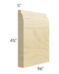Unfinished Shaker 8' Base Molding