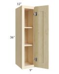 Unfinished Shaker 9x36 Wall Cabinet