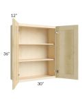 Unfinished Shaker 30x36 Wall Cabinet