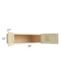 Unfinished Shaker 36x12x27 Wall Cabinet