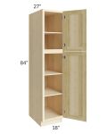 Unfinished Shaker 18x84x27 Wall Pantry Cabinet