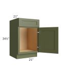 Midtown Hunter Green Shaker 21" Vanity Sink Base Cabinet