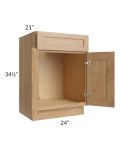 Midtown Timber Shaker 24" Vanity Sink Base Cabinet