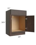Vienna Kona Brown 24" Vanity Sink Base Cabinet
