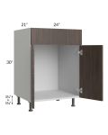 Milan Cafe 24" Vanity Sink Base Cabinet