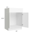Venetian White Gloss 24" Vanity Sink Base Cabinet