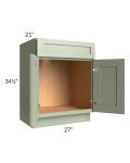 Midtown Pistachio Green Shaker 27" Vanity Sink Base Cabinet