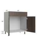 Milan Cafe 30" Vanity Sink Base Cabinet