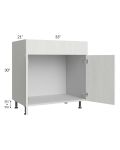 Milan Cream 33" Vanity Sink Base Cabinet