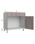 Milan Hazel 36" Vanity Sink Base Cabinet
