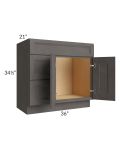 36" Vanity Sink and Drawer Combo (Drawers on Left)