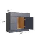 Vienna Indigo 42" Vanity Sink and Drawer Combo