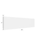 Milan White Gloss 96" Straight Valance