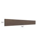 Tuscan Kona Brown 96" Straight Valance
