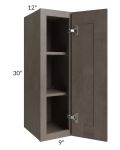 Natural Grey Shaker 09x30 Wall Cabinet