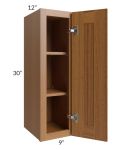 Artisan Walnut Shaker 09x30 Wall Cabinet