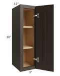 Southport Espresso Shaker 9x30 Wall Cabinet