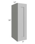 Midtown Painted Grey Shaker 9x30 Wall Cabinet