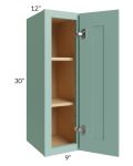 Midtown Mint Green Shaker 9x30 Wall Cabinet