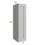 Midtown Painted Grey Shaker 9x36 Wall Cabinet