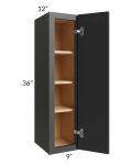 Vienna Black 9x36 Wall Cabinet