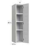 Euro White Grain 9x40-1/4 Wall Cabinet