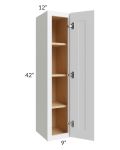 Stratton White Shaker 9x42 Wall Cabinet