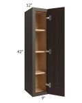 Southport Espresso Shaker 9x42 Wall Cabinet