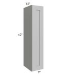 Midtown Painted Grey Shaker 9x42 Wall Cabinet