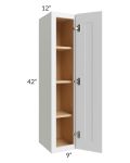 Asheville White Shaker 09x42 Wall Cabinet