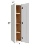 Alpine White Shaker 09x42 Wall Cabinet 