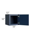 Portland Navy Blue 12x12 Wall Cabinet 