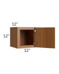 Portland Walnut 12x12 Wall Cabinet 