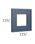 Portland Navy Blue 12x12 Glass Door Only with Glass Included