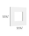 Vail White 12x12 Glass Door Only with Glass Included