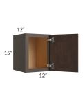 Vienna Kona Brown 12x15 Wall Cabinet